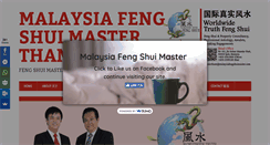 Desktop Screenshot of malaysiafengshuimaster.com